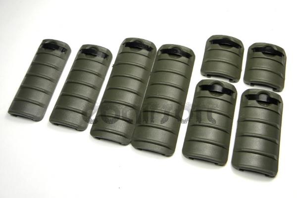 T KAC style RAS rail covers ( 8 pcs / OD )